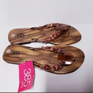 BRAND NEW BEADED SANDALS